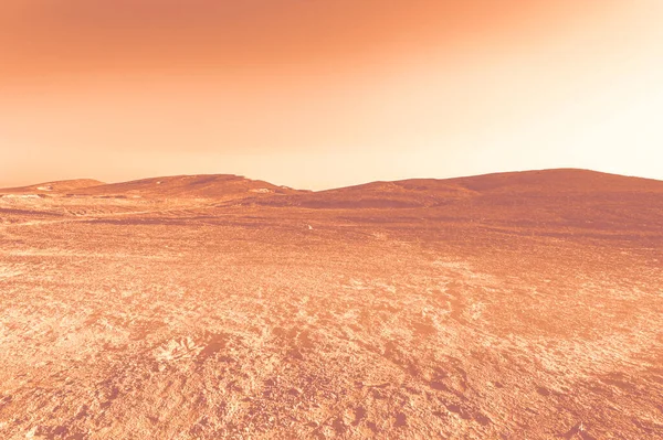 Paisagem Tirar Fôlego Das Formações Rochosas Deserto Israel Amanhecer Estilo — Fotografia de Stock