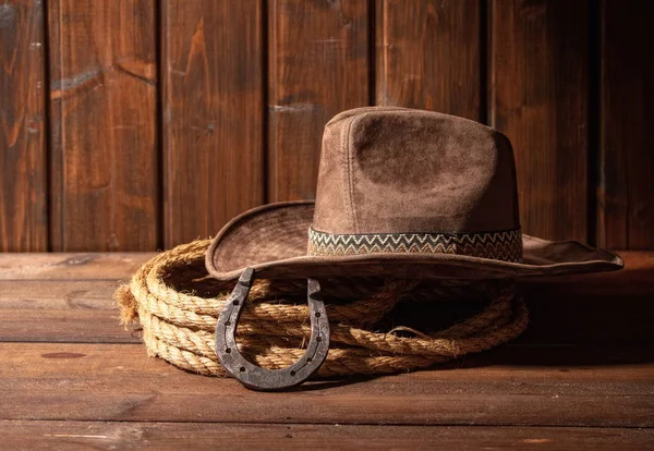 Horseshoe hat lasso — Stock Photo, Image