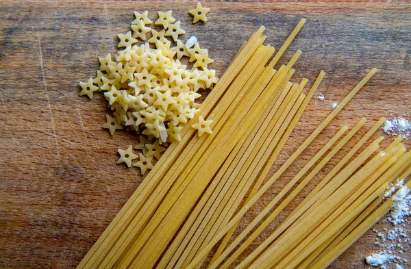 Torr pasta bakgrund — Stockfoto