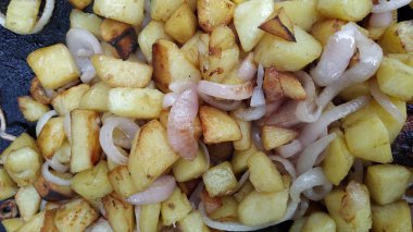 kızarmış sokak patates
