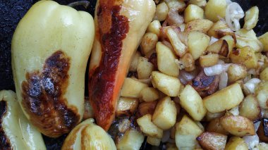 kızarmış sokak patates