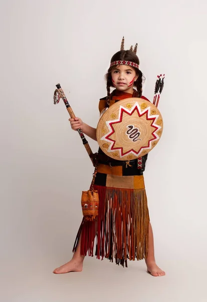 American Indian Girl — Stockfoto