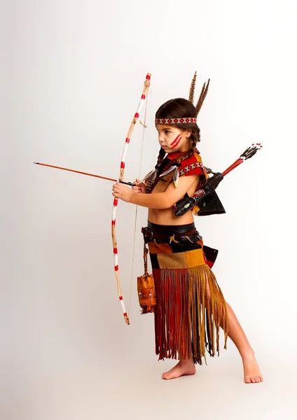 Kızılderili kız — Stok fotoğraf