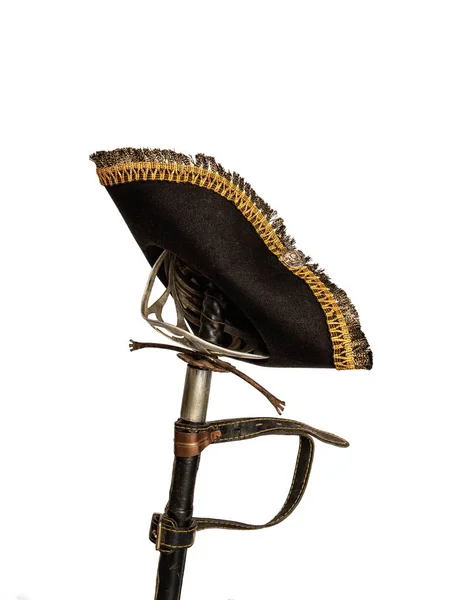 Cappello di spada pirata — Foto Stock