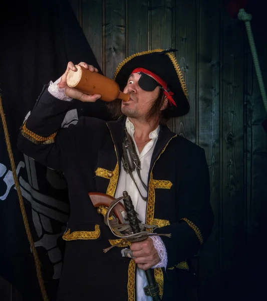 Maduro pirata capitan — Fotografia de Stock