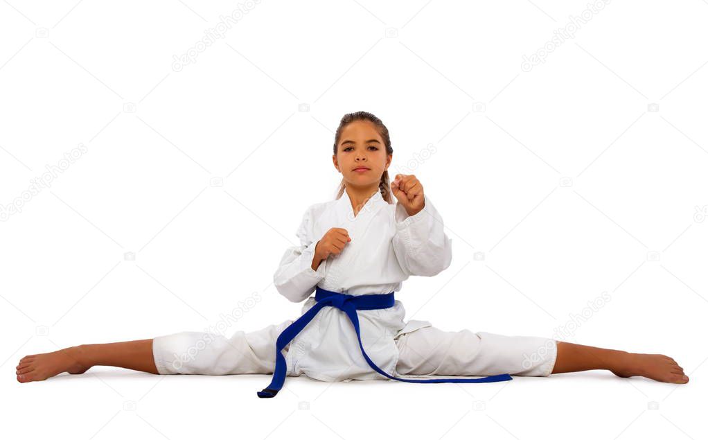 little karateka girl
