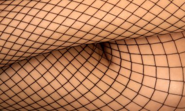 balık ağı çoraplı bacaklar