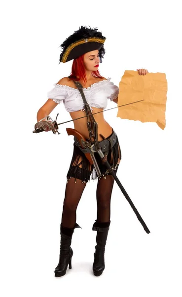 Sexy pirate capitaine — Photo