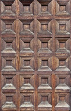 Eski Ortaçağ kapısı desen