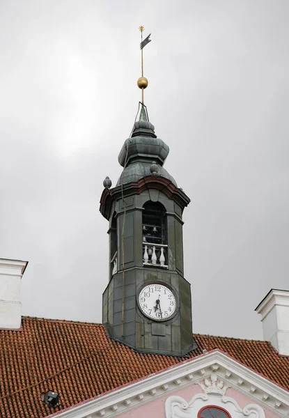 Tartu stadhuis in het historische centrum, Estland — Stockfoto