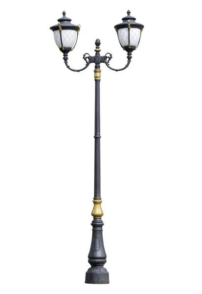 Street lamppost, isolated — Stock Photo, Image