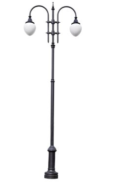 Sokak lambası direği, ıssız