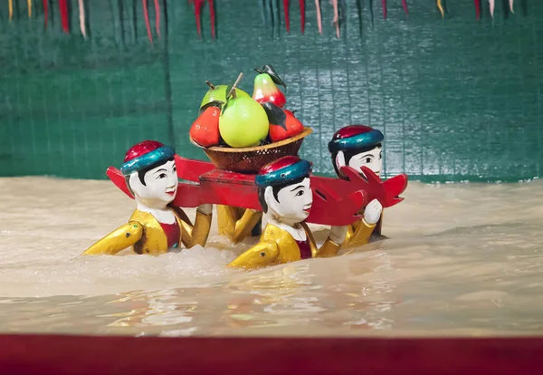 Saigon, Vietnam - 05 januari, 2015 - traditionele water poppentheater — Stockfoto