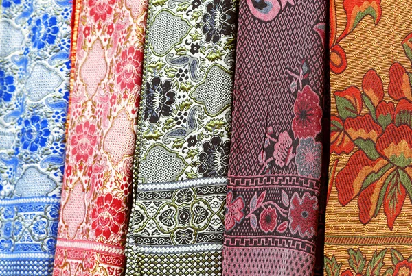 Traditionele vietnamese textiel — Stockfoto