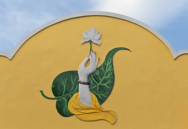 越南芽庄的墙体浮雕 — 图库照片