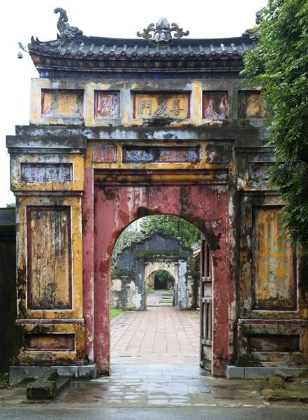 Old Gate Citadel Imperial City Hue Vietnam — Stock Photo, Image