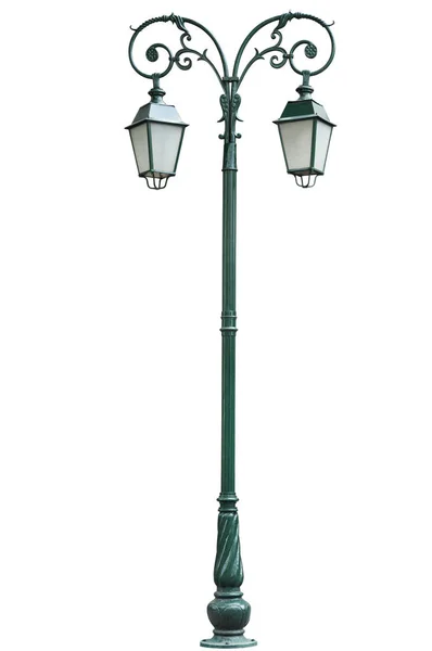 Street lamppost, isolated — Stock Photo, Image