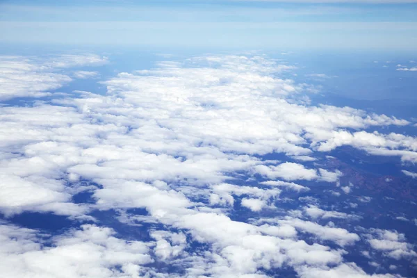 Blick aus dem Flugzeug — Stockfoto