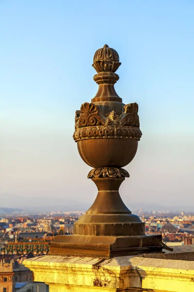 Vista de Budapeste da Basílica de Santo Estêvão — Fotografia de Stock