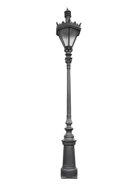 Utcai lámpaoszlop, elszigetelt — Stock Fotó