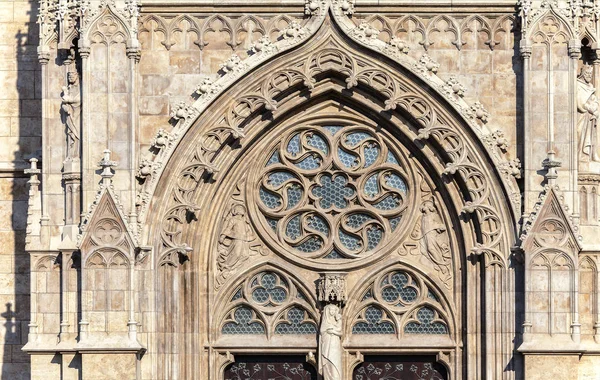 Budapešť, Matthias Church, detail vstup — Stock fotografie