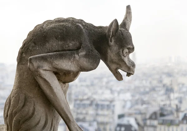 Chimère sur Notre Dame de Paris — Photo