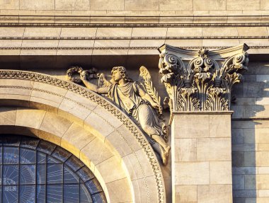 Budapeşte 'deki St. Stephens Bazilikasının ön yüzü