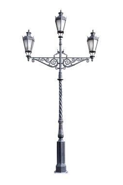 Sokak lambası direği, ıssız