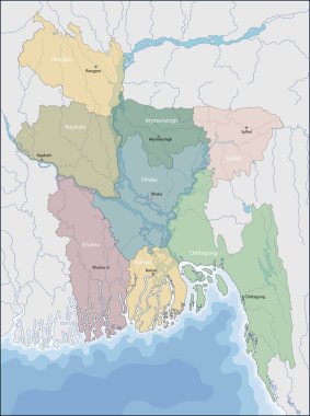 Bangladeş Haritası
