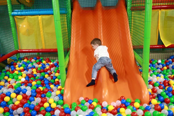 Child Sliding Ball Poll Playground — Stock Photo, Image