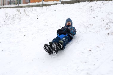 Kışın Tepesi'nden gemide evlat slaytlar
