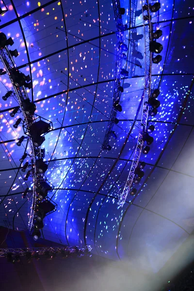 View Spotlights Ceiling Concert Hall — Stock Photo, Image