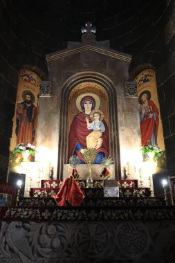 Sunak aziz Hripsime Kilisesi, Etchmiadzin, Ermenistan görünümünü