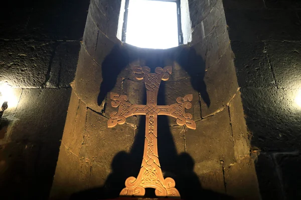 Korset Saint Hripsime Kyrka Katholikos Armenien — Stockfoto