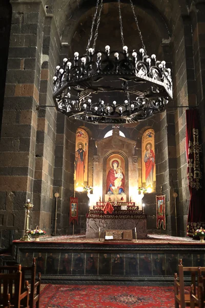 Wnętrze Kościoła Saint Hripsime Etchmiadzin Armenia — Zdjęcie stockowe