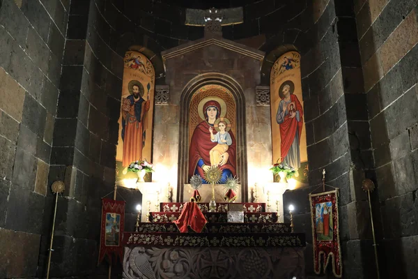 Oltář Kostela Svatého Hripsime Etchmiadzin Arménie — Stock fotografie