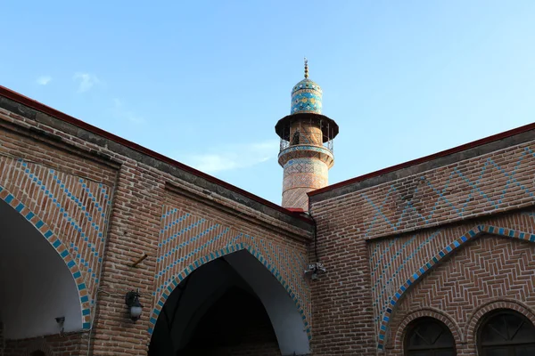 Minarete Patio Mezquita Azul Ereván Armenia — Foto de Stock