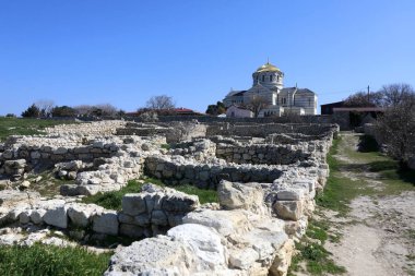 Vladimirsky Katedrali ve Chersonese Harabeleri