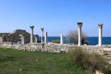 Chersonesos Antik bazilika Sütunlar