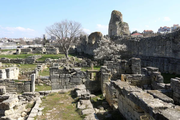 Ruiny pevnosti v Chersonesos — Stock fotografie