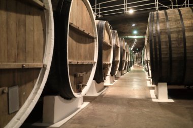 Ahşap varil görünümünü