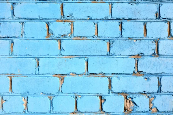 Fragment of blue brick wall