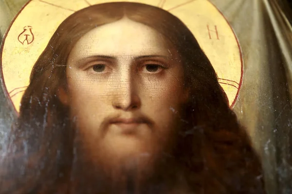 Ikona Jezusa Chrystusa — Zdjęcie stockowe