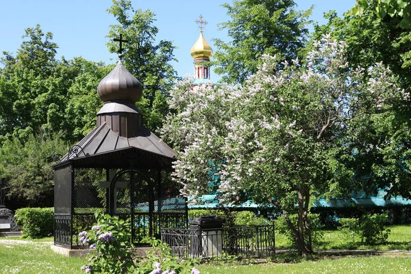Uvnitř kláštera Novoděvichij — Stock fotografie