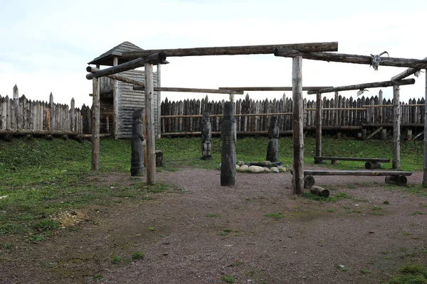 Uitzicht Vikingtempel Zomer — Stockfoto