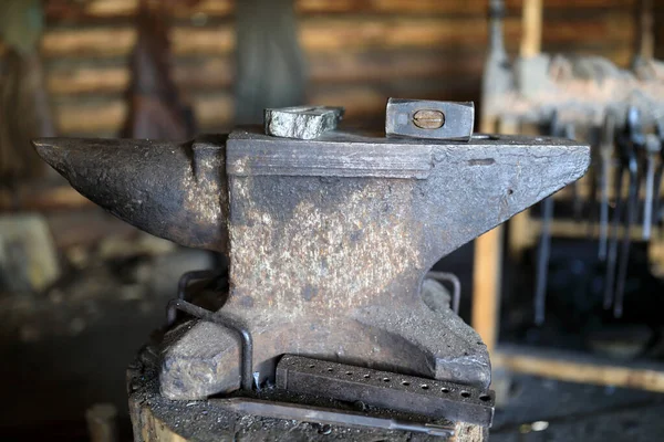 View Old Anvil Forge — Stock Photo, Image