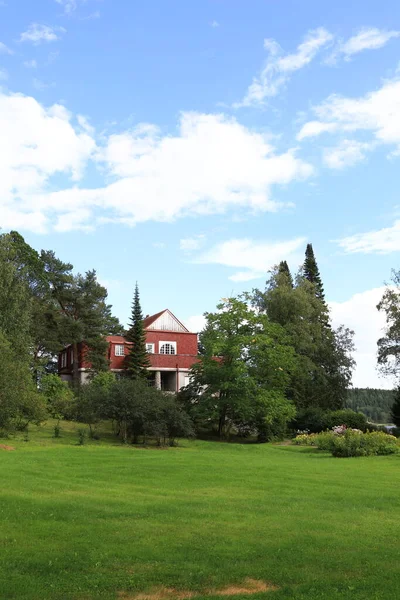 Widok Budynku Parku Rosja Karelia — Zdjęcie stockowe