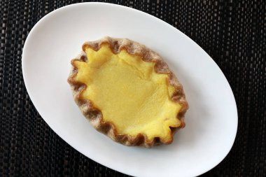 Restoranda patates püresi ile Karelian hamur işi kalitka.