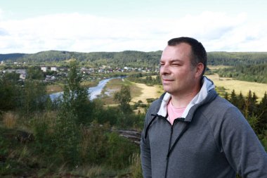 Karelya 'daki Paaso Dağı' ndaki Adam Portresi