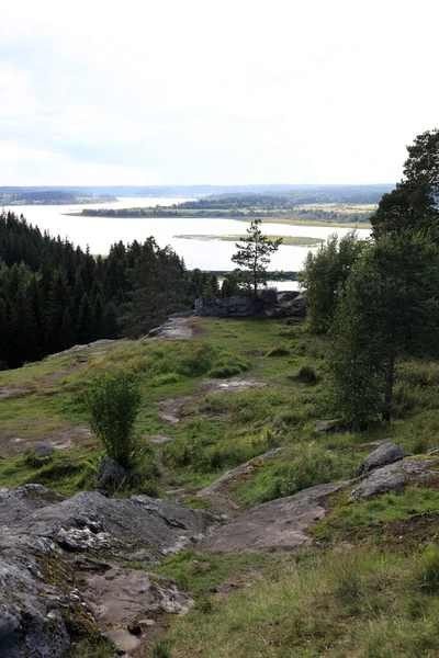 Vista Desde Monte Paaso Verano Karelia — Foto de Stock